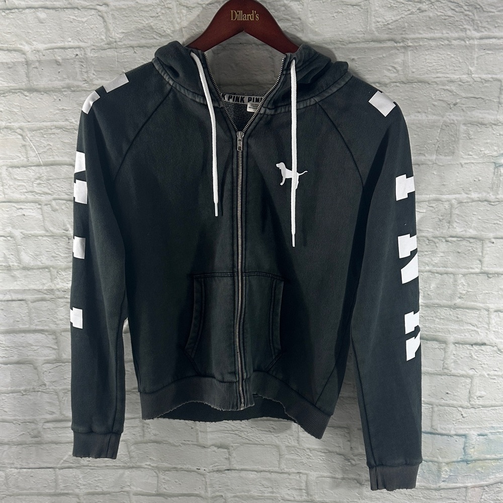 Victoria's Secret Gray Zip-Up Hoodie